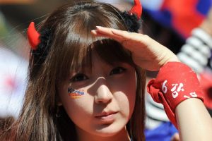 Supporter Bola Tercantik Asal Korea
