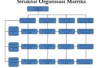 Contoh Organisasi Matriks