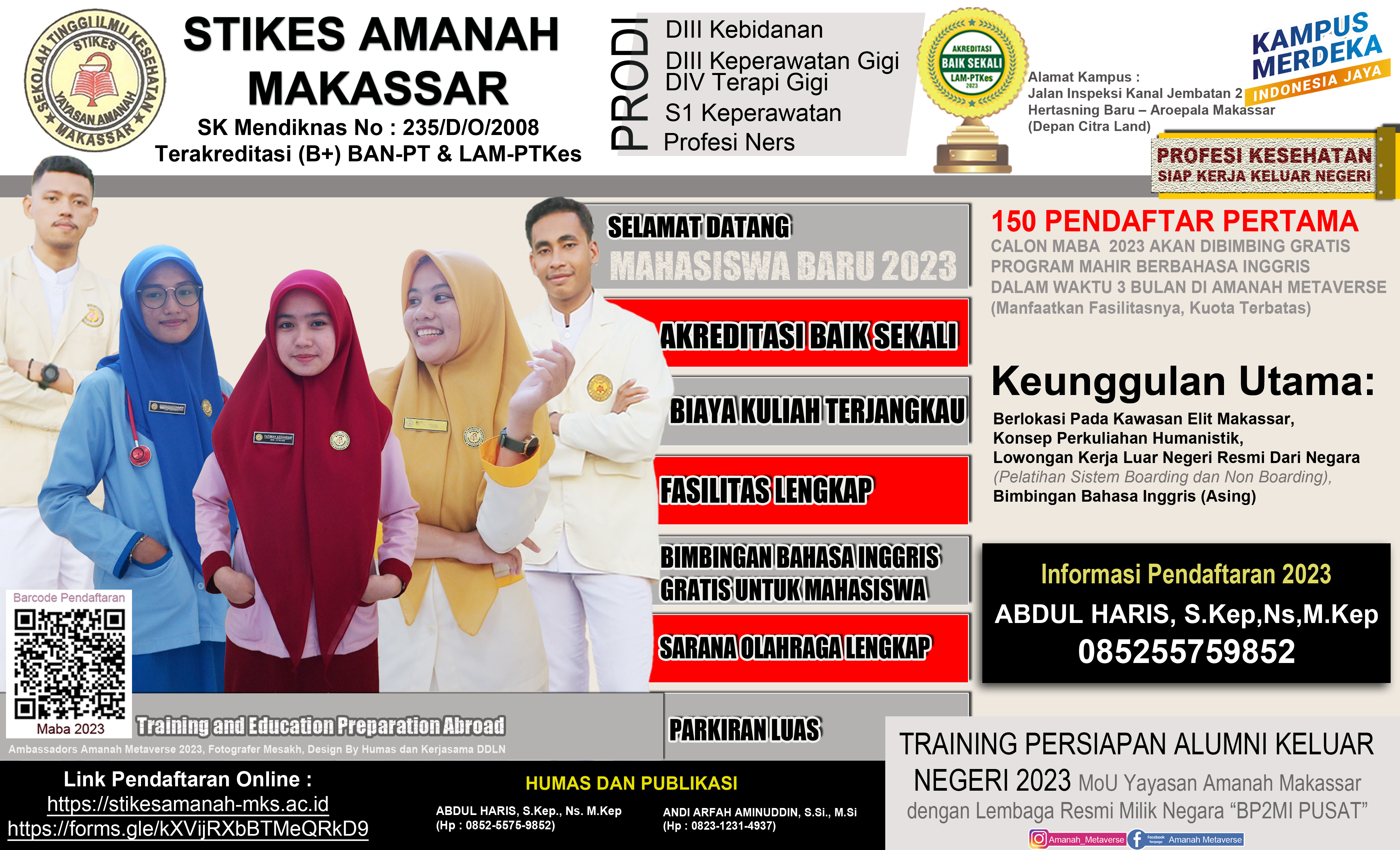 Penerimaan Mahasiswa Baru STIKES Amanah Makassar