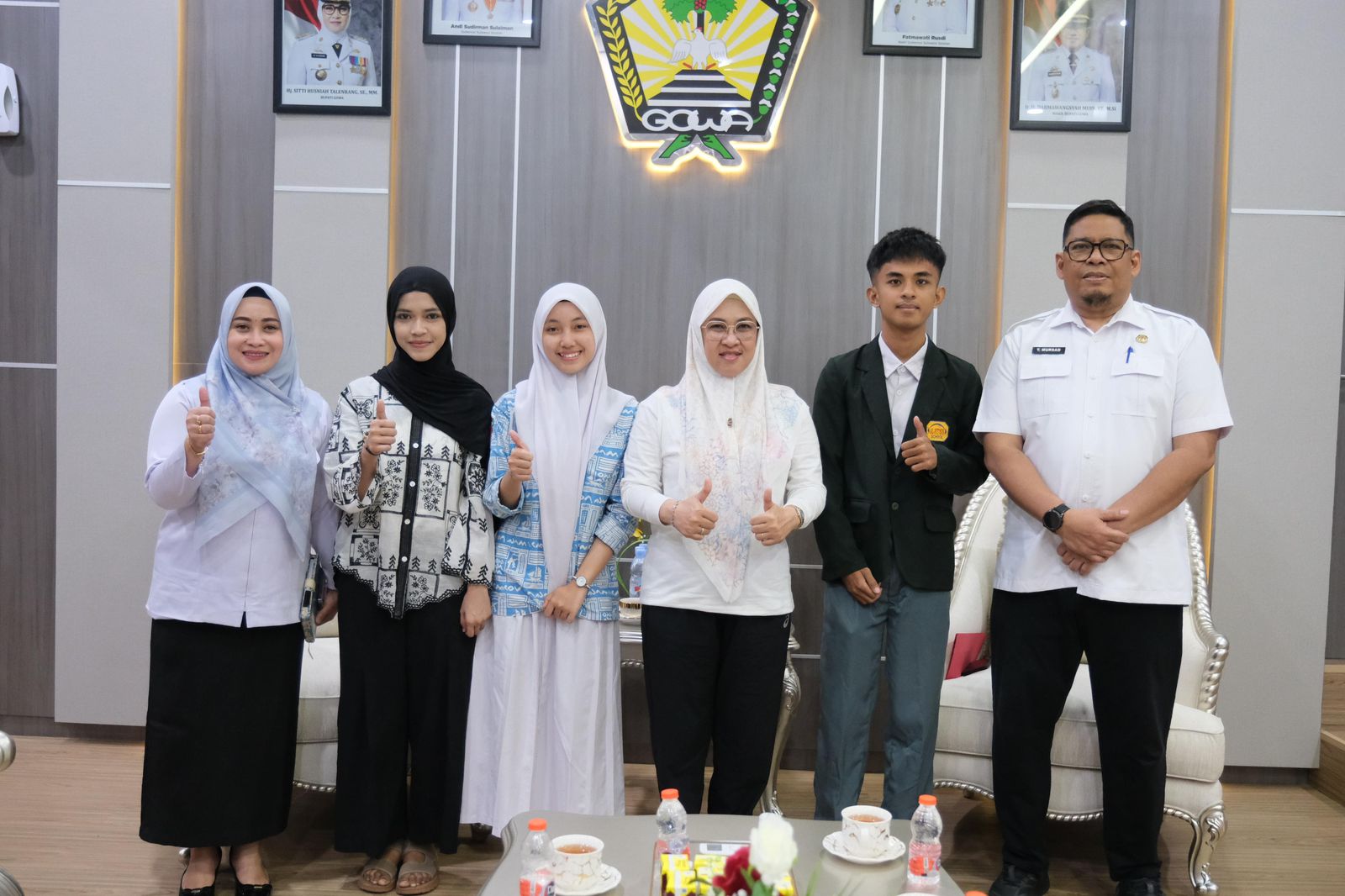 Penerima Beasiswa Sampoerna dan Pemkab Gowa