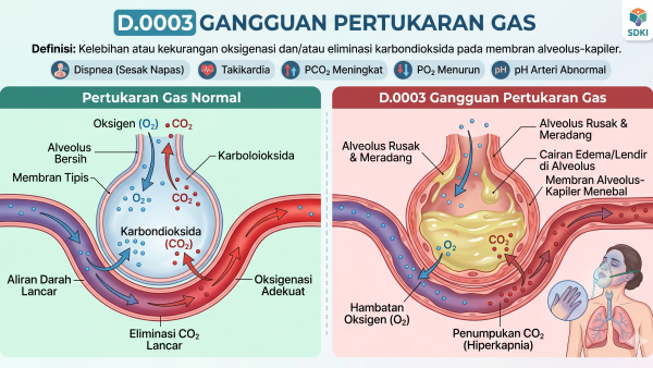 D.0003 Gangguan Pertukaran Gas