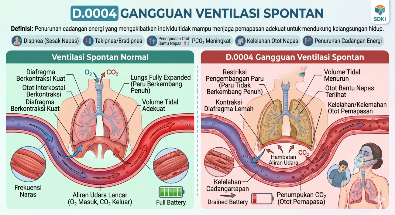 D.0004 Gangguan Ventilasi Spontan